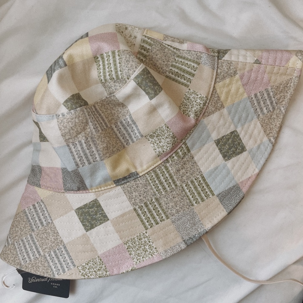 patchwork bucket hat